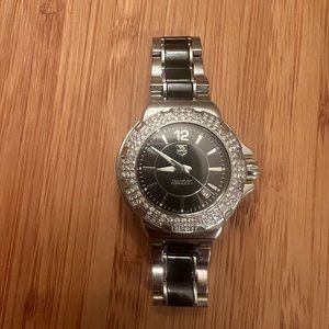 Tag Heuer Formula 1 Ladies Diamond Ceramic Swiss Quartz Watch